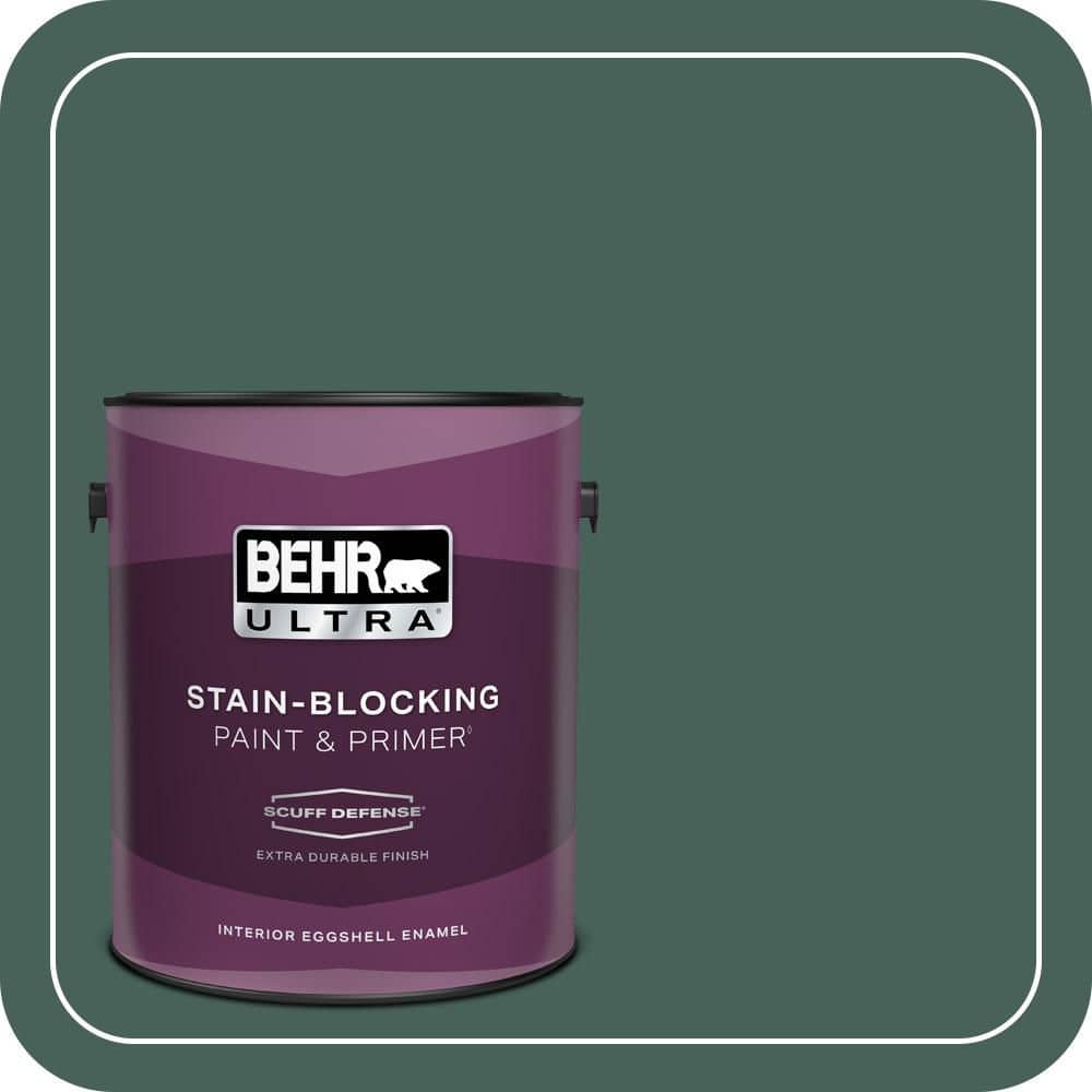 BEHR ULTRA 1 gal. #T18-20 Equilibrium Extra Durable Eggshell Enamel Interior Paint & Primer
