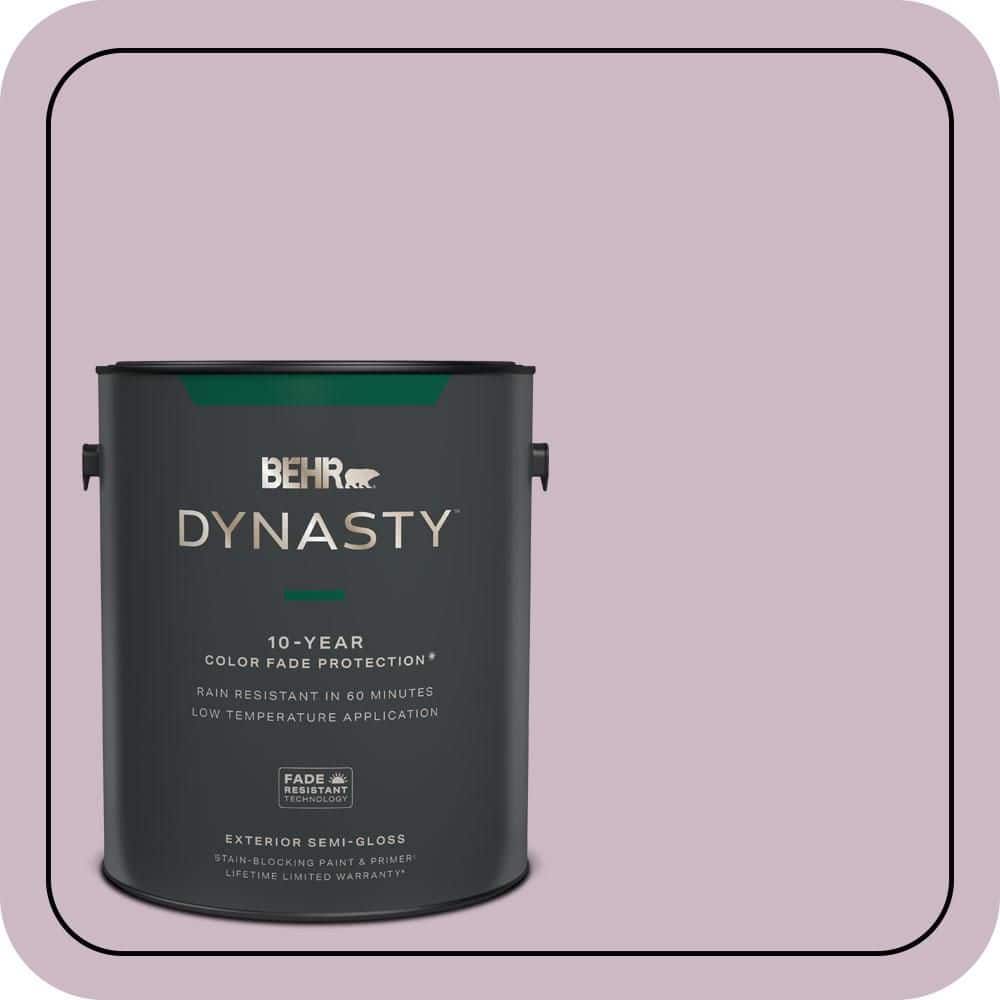 BEHR DYNASTY 1 gal. #S110-3 Queens Violet Semi-Gloss Exterior Stain-Blocking Paint & Primer