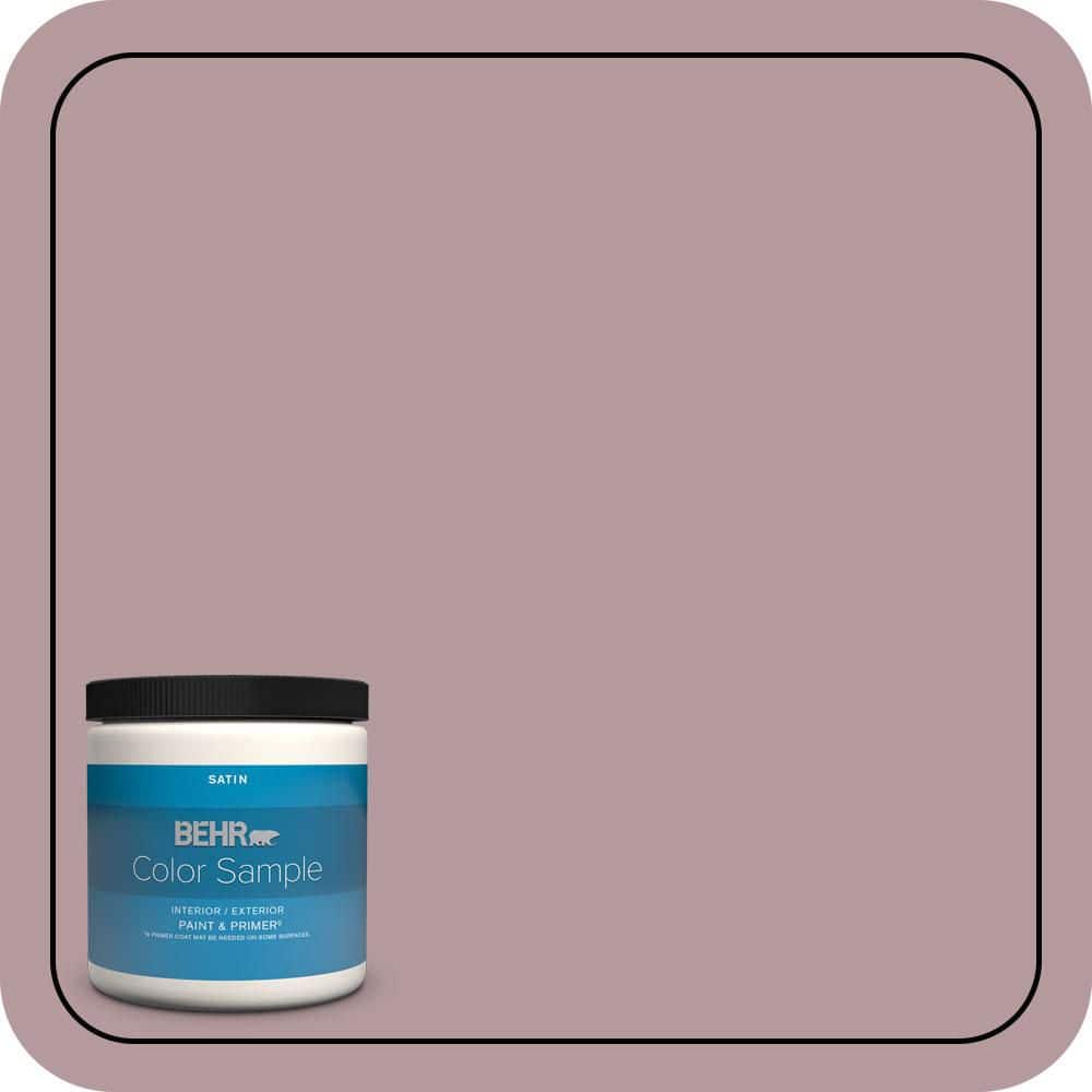 BEHR PREMIUM PLUS #PMD-71 Twilight Blush Enamel Interior/ & Primer Color Sample (1)