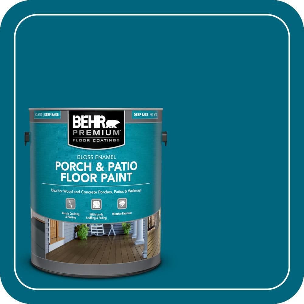 BEHR PREMIUM 1 gal. #P480-7 Striking Gloss Enamel Interior/Exterior Porch and Patio Floor Paint