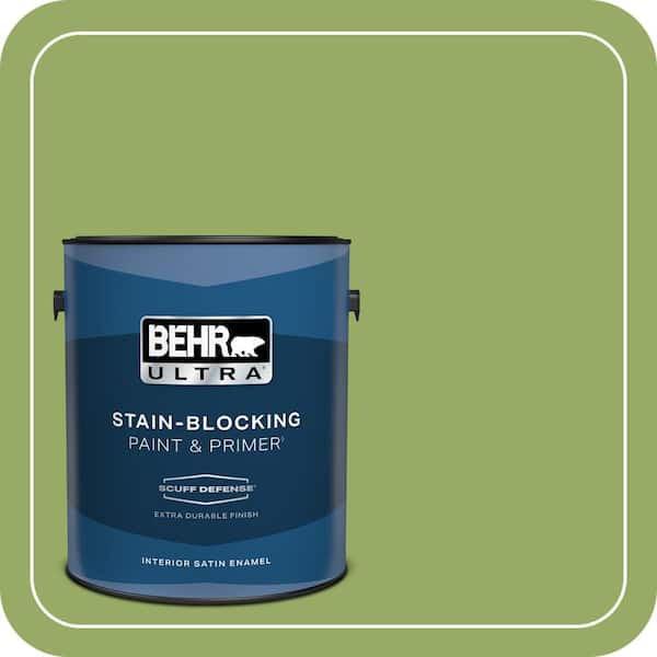 BEHR PREMIUM PLUS #420D-5 Herbal Garden Enamel Low Odor & Primer (2)