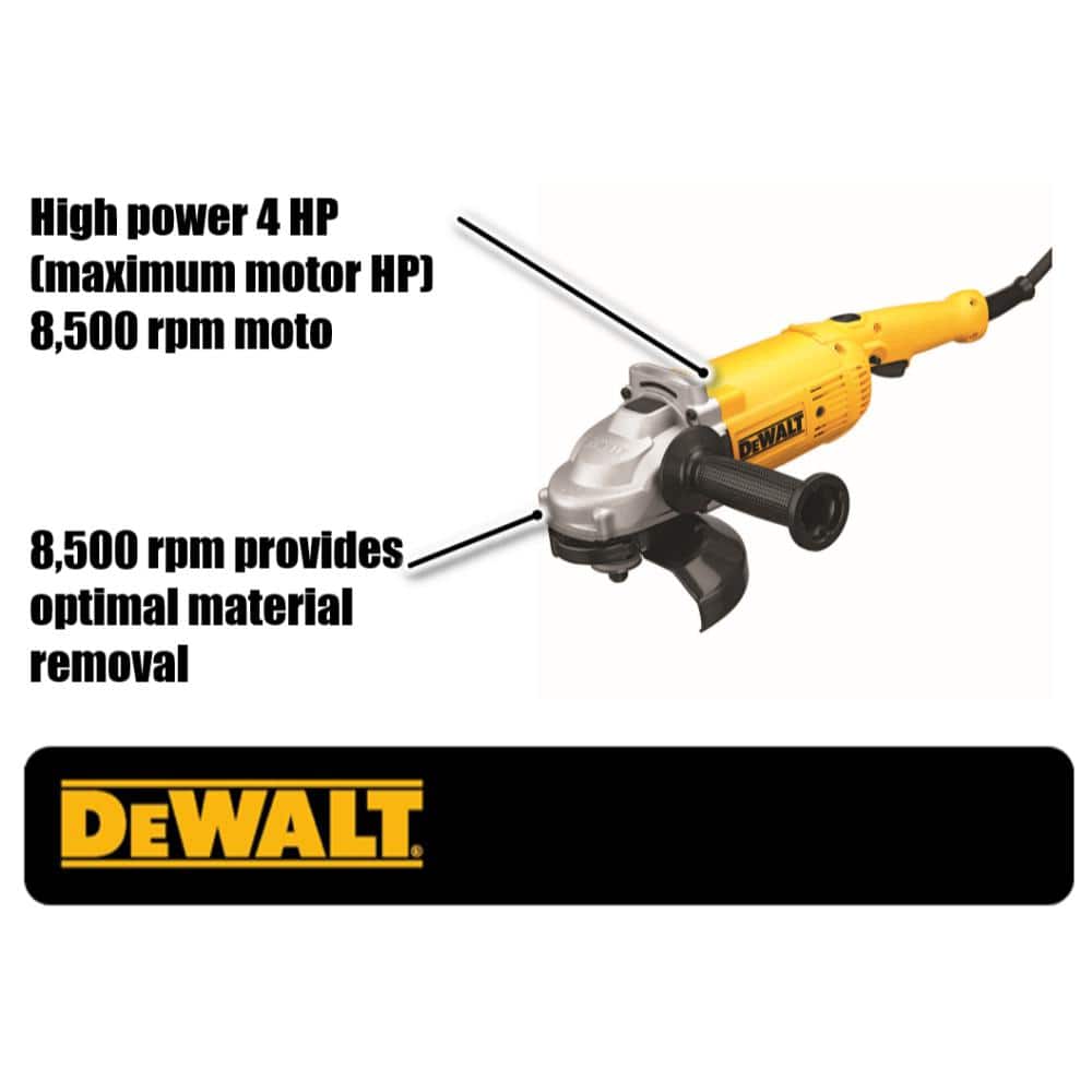 DEWALT 15 Amp Corded 7 in. Angle Grinder (2)