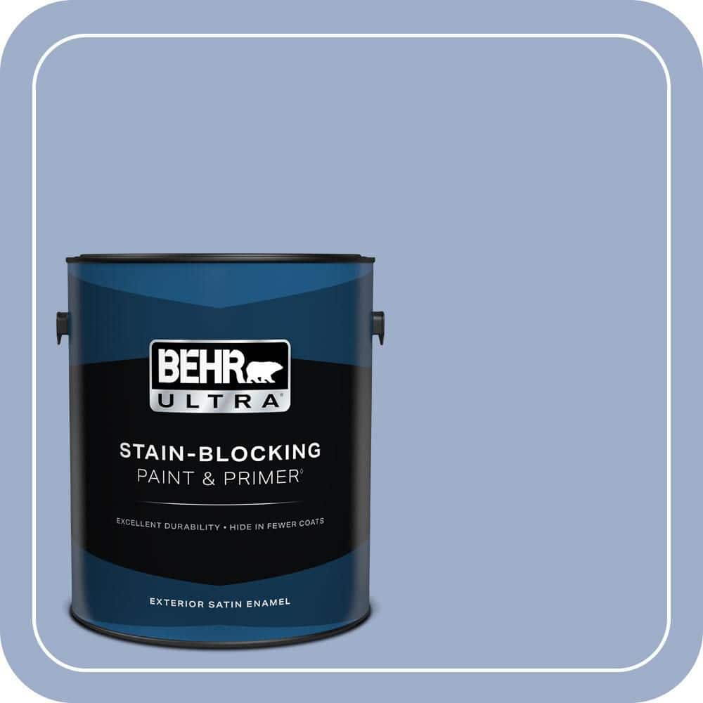 BEHR ULTRA 1 gal. #MQ5-17 Poetry Reading Satin Enamel Exterior Paint & Primer