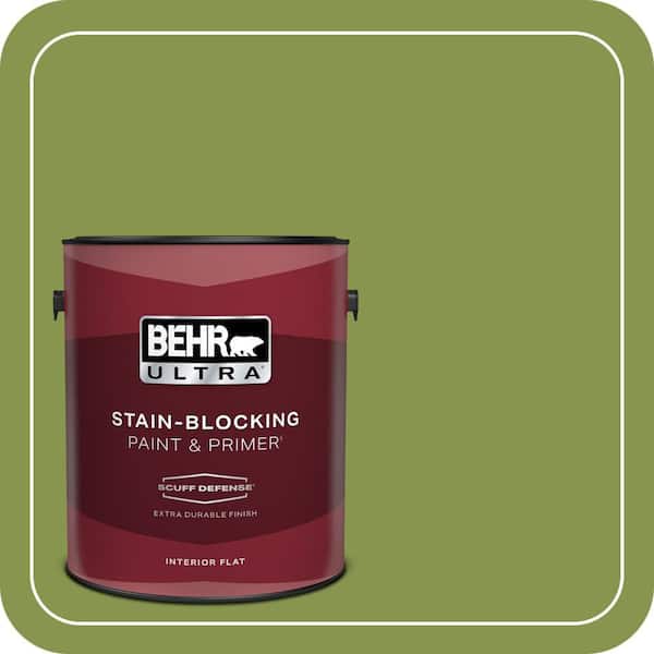 BEHR PREMIUM PLUS 1 gal. #410D-5 Scotland Isle Semi-Gloss Enamel Low Odor Interior Paint & Primer (3)