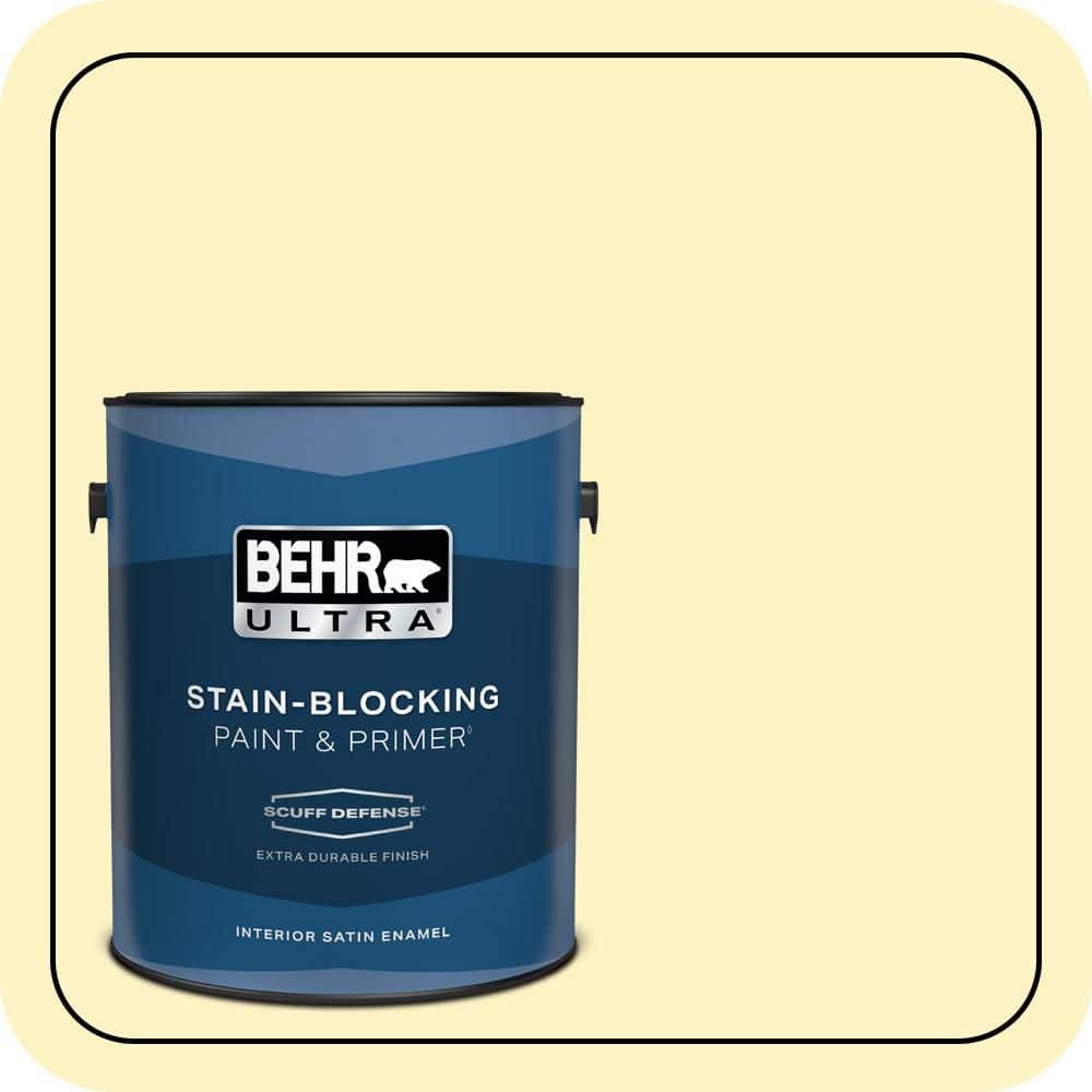 BEHR ULTRA 1 gal. #P310-2 Natural Light Extra Durable Satin Enamel Interior Paint & Primer