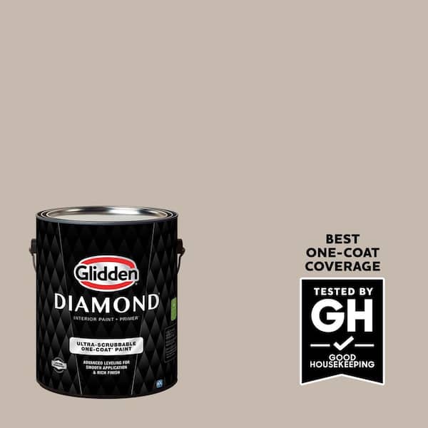 Glidden Diamond 1 gal. PPG1019-3 Legendary Satin Interior Paint with Primer (2)