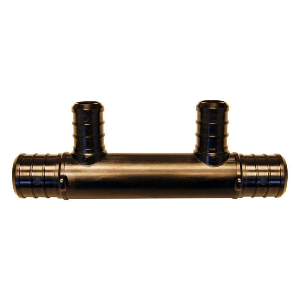 Apollo 3/4 in. x 1/2 in. PEX-B Barb Poly-Alloy 2-Port Open Manifold (1)