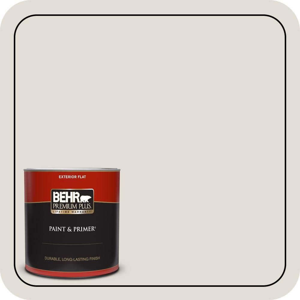 BEHR PREMIUM PLUS 1 Qt. #PPF-11 Shaded Hammock Flat Exterior Paint & Primer
