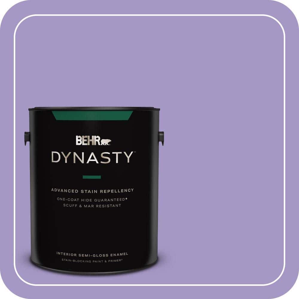 BEHR DYNASTY 1 gal. #640B-5 Bloomsberry Semi-Gloss Enamel Interior Stain-Blocking Paint & Primer