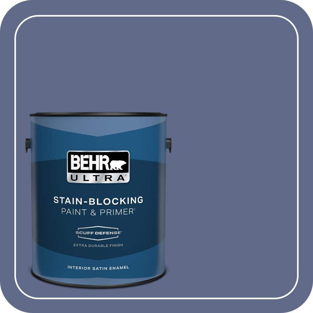 BEHR ULTRA 1 gal. #S540-6 Dangerously Elegant Extra Durable Satin Enamel Interior Paint & Primer (1)