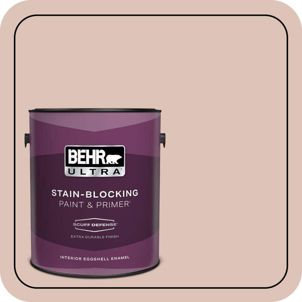 BEHR ULTRA 1 gal. #PPU2-07 Coral Stone Extra Durable Eggshell Enamel Interior Paint & Primer