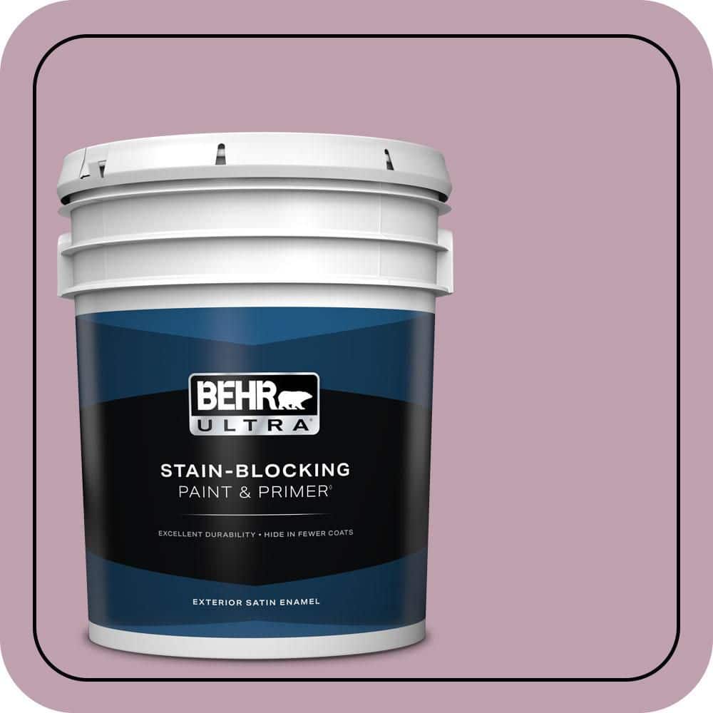 BEHR ULTRA 5 gal. #S120-4 Decanting Satin Enamel Exterior Paint & Primer (1)