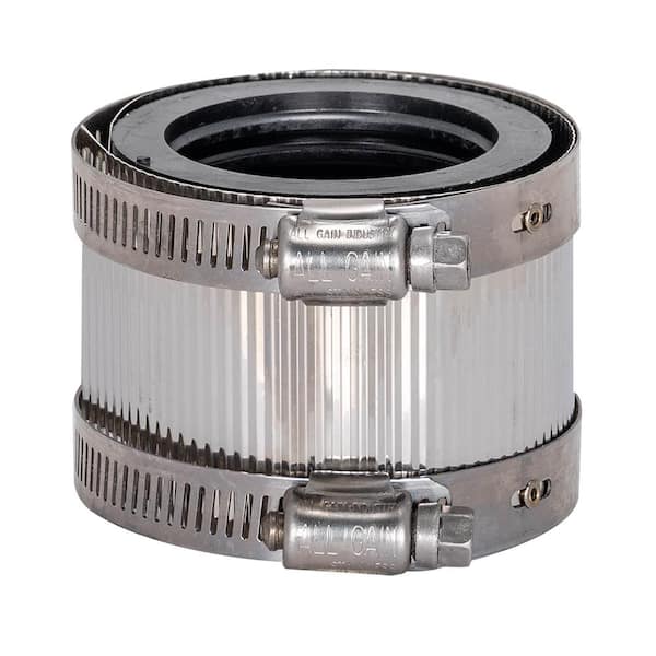 HOLDRITE 2 in. x 1-1/2 in. Neoprene No Hub Reducing Coupling (2)