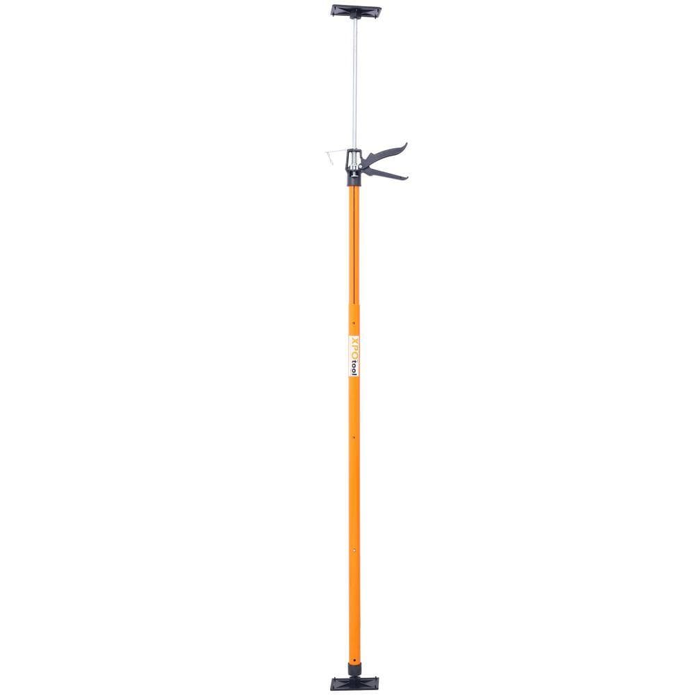 Tidoin 2-Pack Orange Steel Adjustable Support Pole Hand Support System Extends from 45 in. to 114 in. (3)