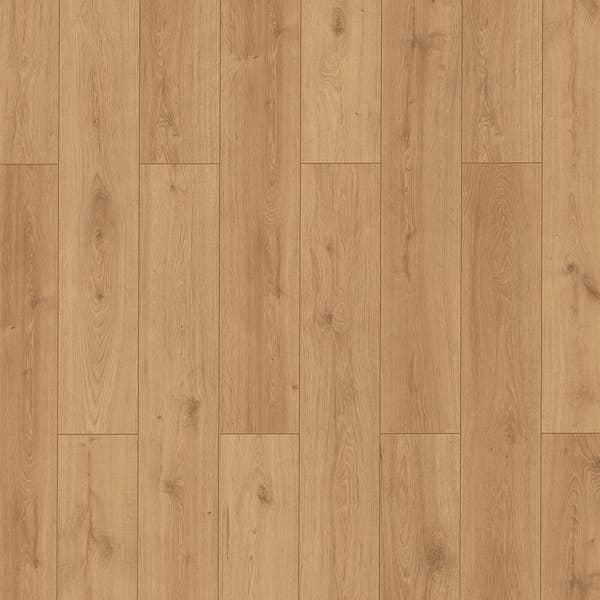 TrafficMaster Rockwood Oak 7 mm T x 7.64 in. W Laminate Wood Flooring (24.17 sqft/case)