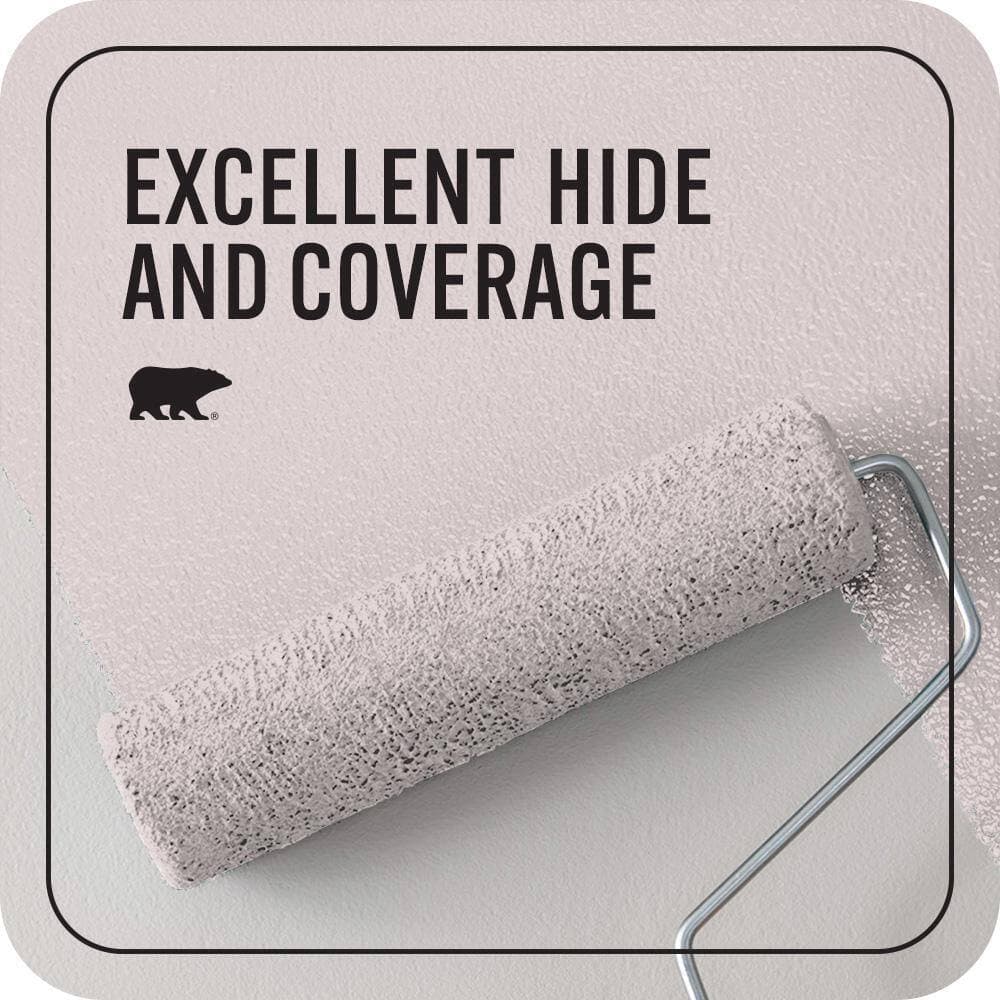 BEHR PREMIUM PLUS 1 qt. #N120-2 Razzberry Fizz Flat EcoMix Plant-Based Interior Paint & Primer (2)
