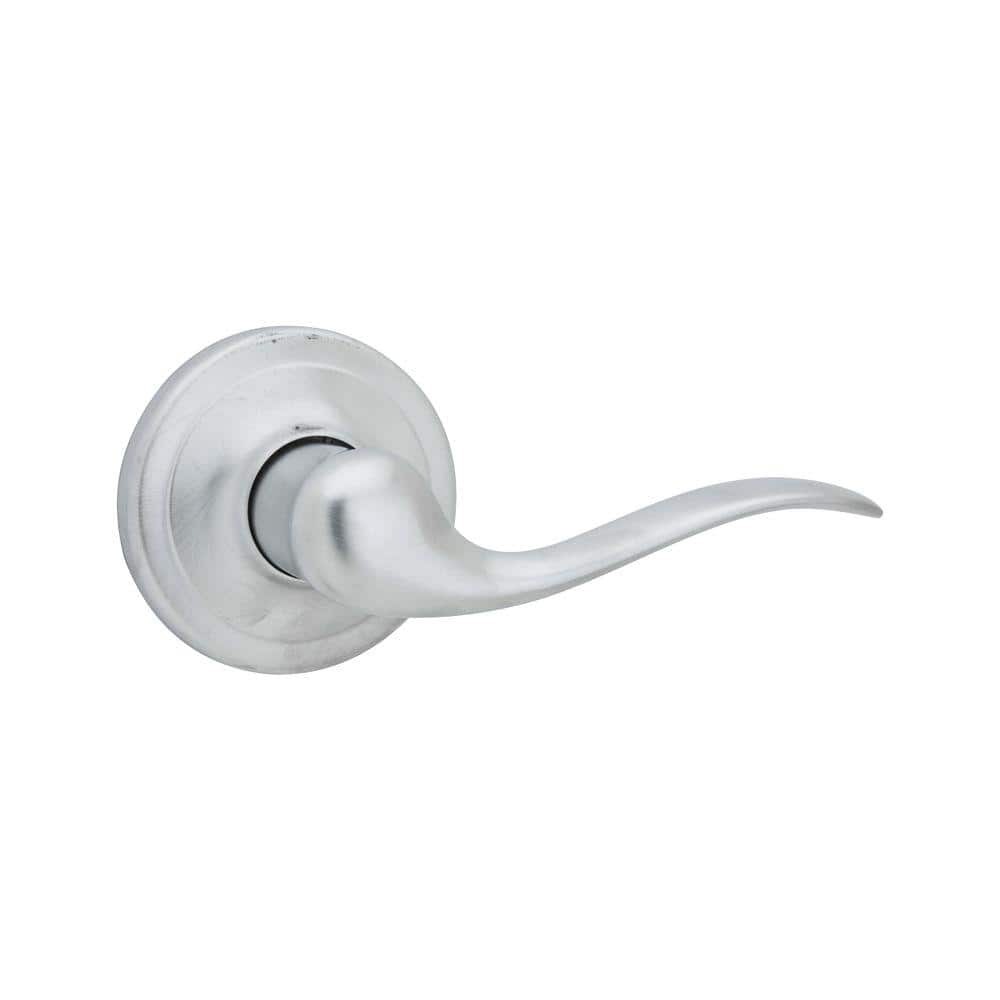 Kwikset Tustin Satin Chrome Right-Handed Half-Dummy Door Handle