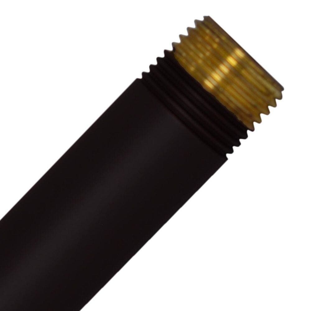 Westbrass 1/2 in. x 24 in. Brass Pipe Nipple in Matte Black (2)