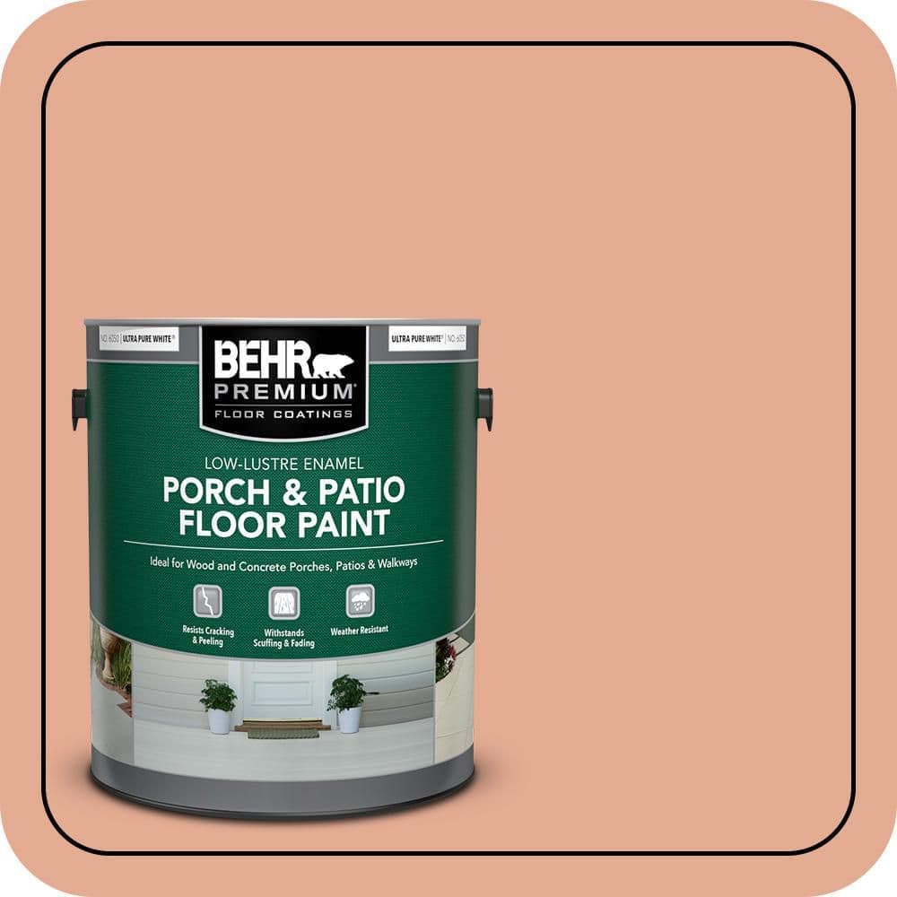 BEHR PREMIUM #M200-4 Textured Low-Lustre Enamel Interior/Exterior Porch and Patio Anti-Slip Floor Paint (1)