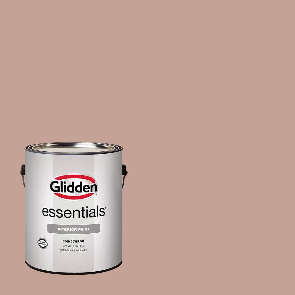 Glidden Essentials 1 gal. PPG1061-4 Just Rosey Semi-Gloss Interior Paint
