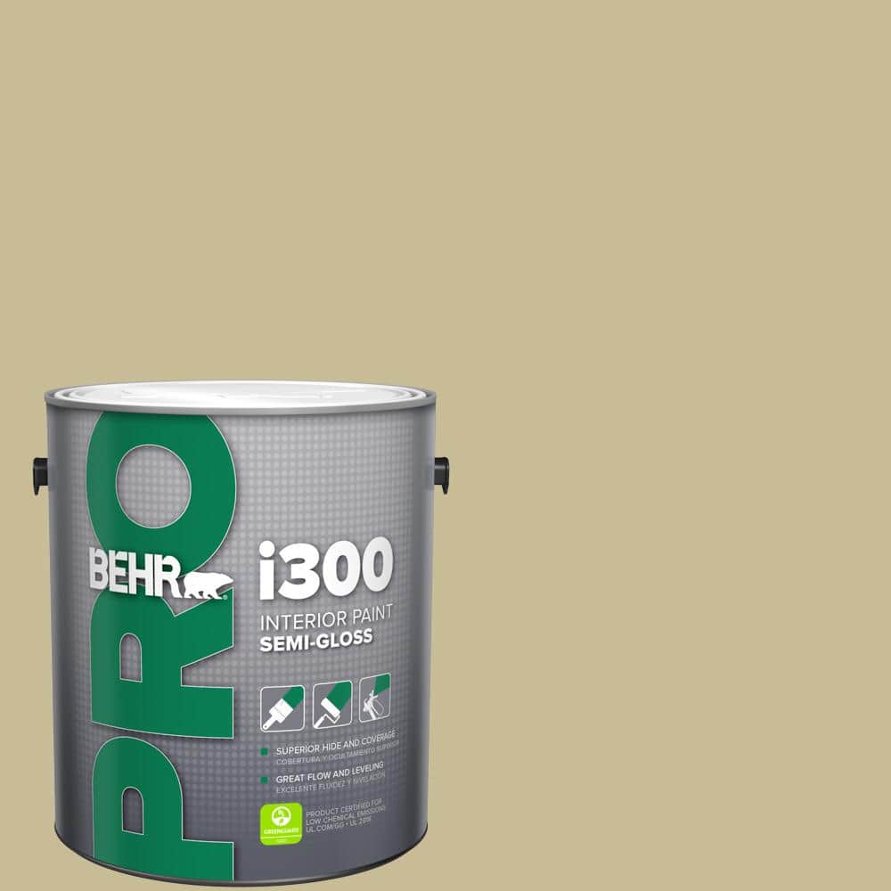 BEHR PRO 1 gal. #PPU8-09 Tea Bag Semi-Gloss Interior Paint
