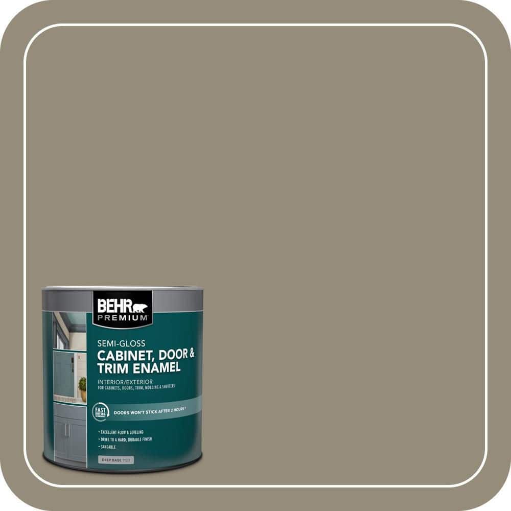BEHR PREMIUM 1 qt. #770D-5 Carriage Door Semi-Gloss Enamel Interior/Exterior Cabinet, Door & Trim Paint