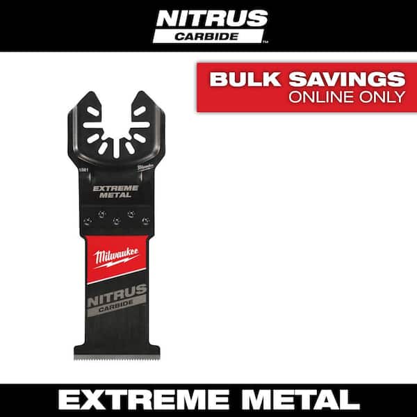 Milwaukee 1-3/8 in. Nitrus Carbide Universal Fit Extreme Metal Cutting Oscillating Multi-Tool Blade (1-Pack) (2)