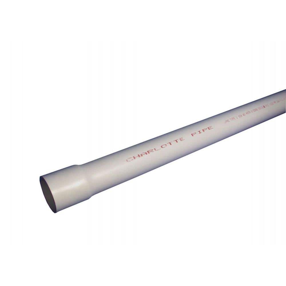 Charlotte Pipe 3/4 in. x 20 ft. PVC Schedule 40 Belled End Pressure Pipe