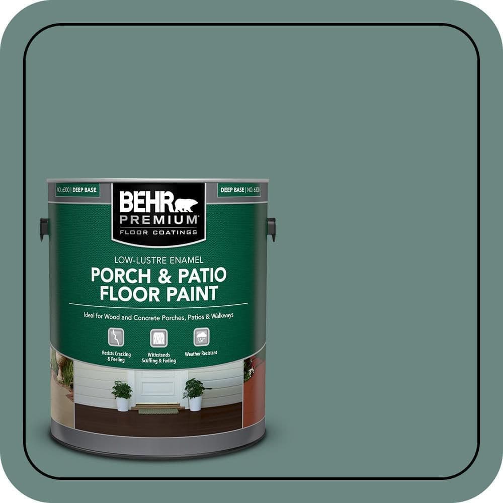 BEHR PREMIUM #480F-5 Low-Lustre Enamel Interior/Exterior Porch and Patio Floor Paint (1)
