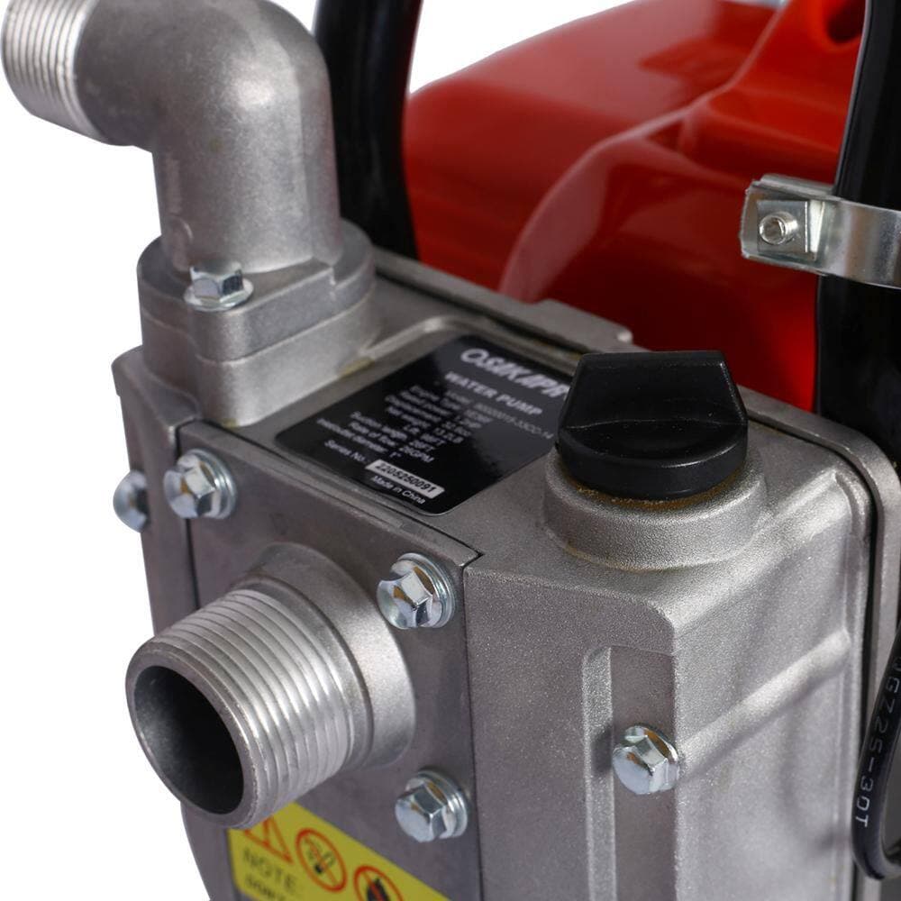 Unbranded gasoline water pump, 2s troke portable gas powered water transfer pump, 33cc 1. 2HP 1inch (3)