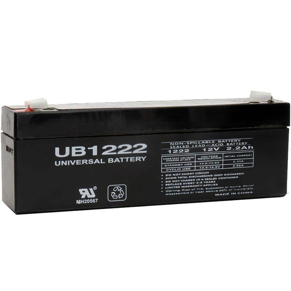 UPG 12-Volt 2.2 Ah F1 Terminal Sealed Lead Acid (SLA) AGM Terminal Rechargeable Battery (1)