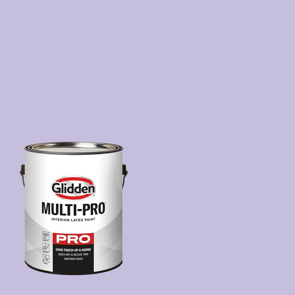 Glidden Multi-Pro 1 gal. PPG1247-4 Purple Dragon Semi-Gloss Interior Paint