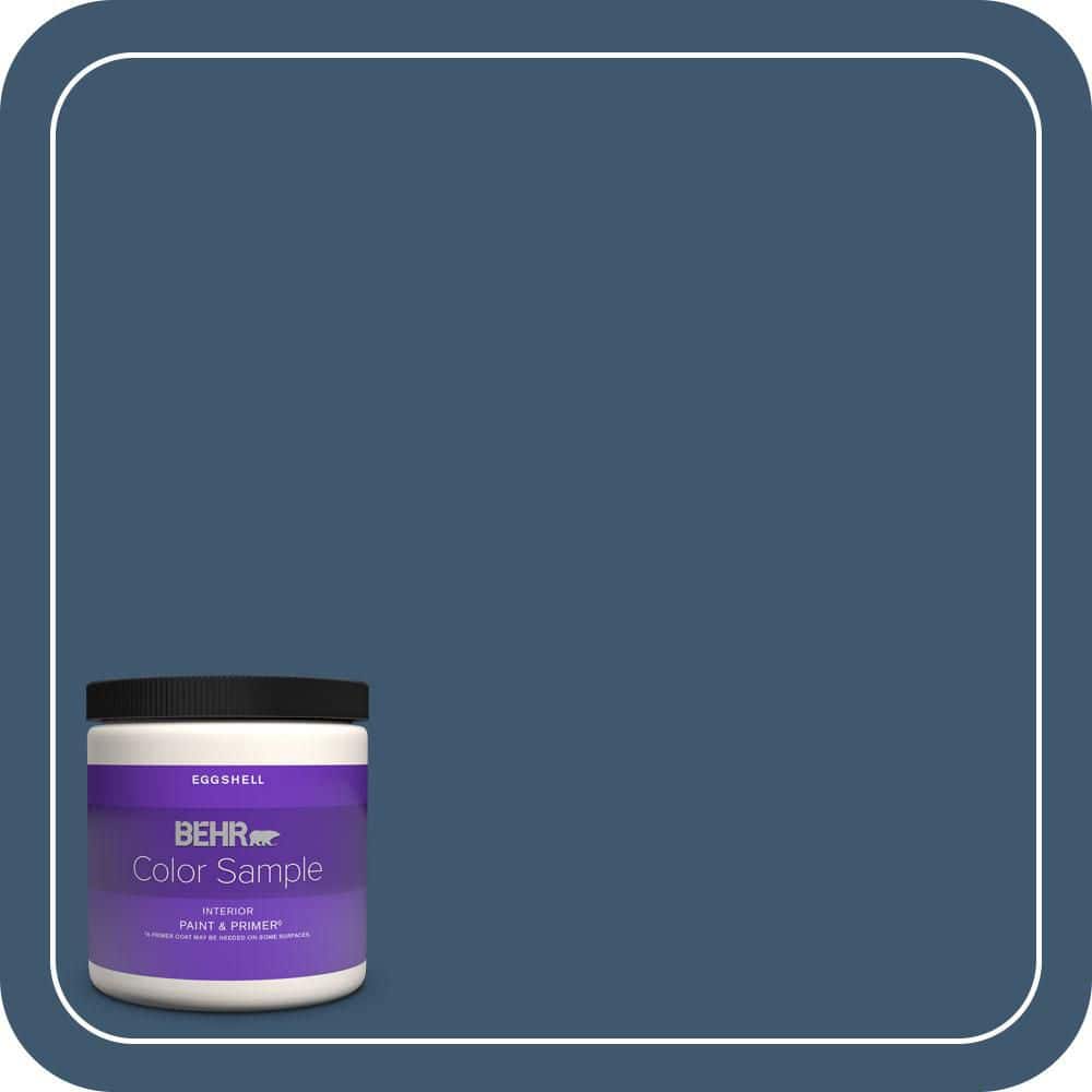 BEHR PREMIUM PLUS #ECC-16-3 Inlet Harbor Enamel Low Odor & Primer (1)