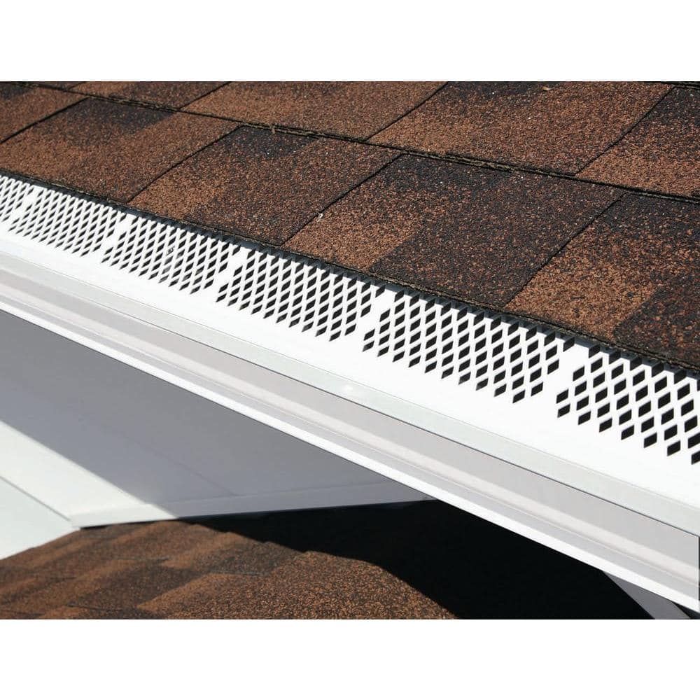 Amerimax Home Products Snap-In 3 ft. White Vinyl Mesh Gutter Guard (2)