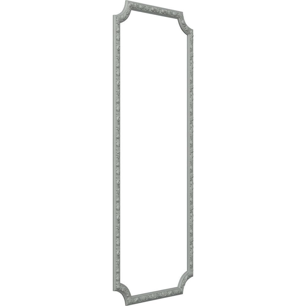 Ekena Millwork 14 Sq. Ft. Unfinished Polyurethane Sussex Floral Panel Moulding Kit (Single Panel) (2)