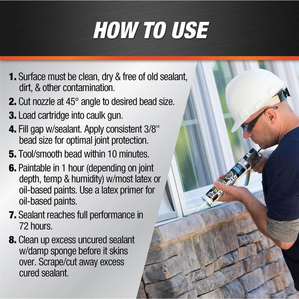DAP Advanced Exterior Window, Door, and Siding Sealant (3)