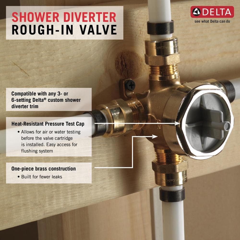 Delta Tub/Shower Diverter Rough-In Kit (2)