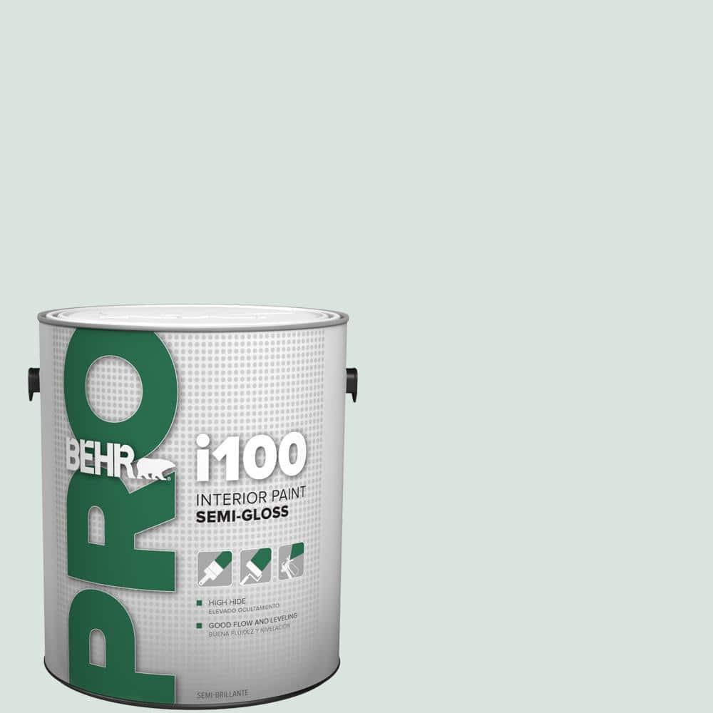 BEHR PRO 1 gal. #N430-1 Mountain Peak White Semi-Gloss Interior Paint