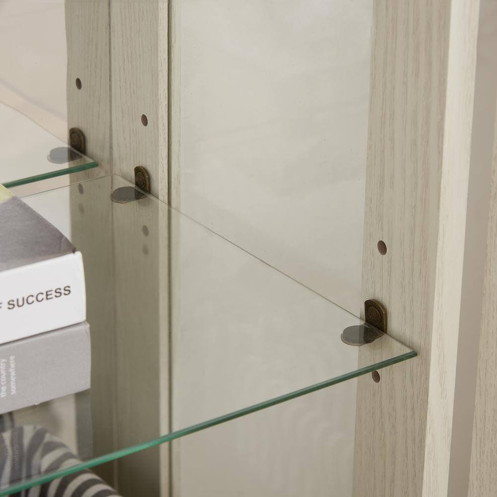 COWLOWN 25.98 in. W x 11.81 in. D x 51.58 in. H Bathroom White Linen Cabinet (3)