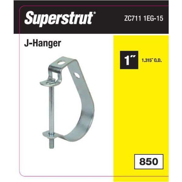 Superstrut 1 in. Lay-In Pipe Hanger Silver (Strut Fitting) (ZC711 1EG-15) (2)
