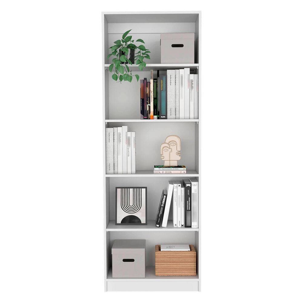 Tahanbath 11.70 in. W x 24.70 in. D x 71.10 in. H White Particle Board Freestanding Linen Cabinet with 4 Shelves in White (2)