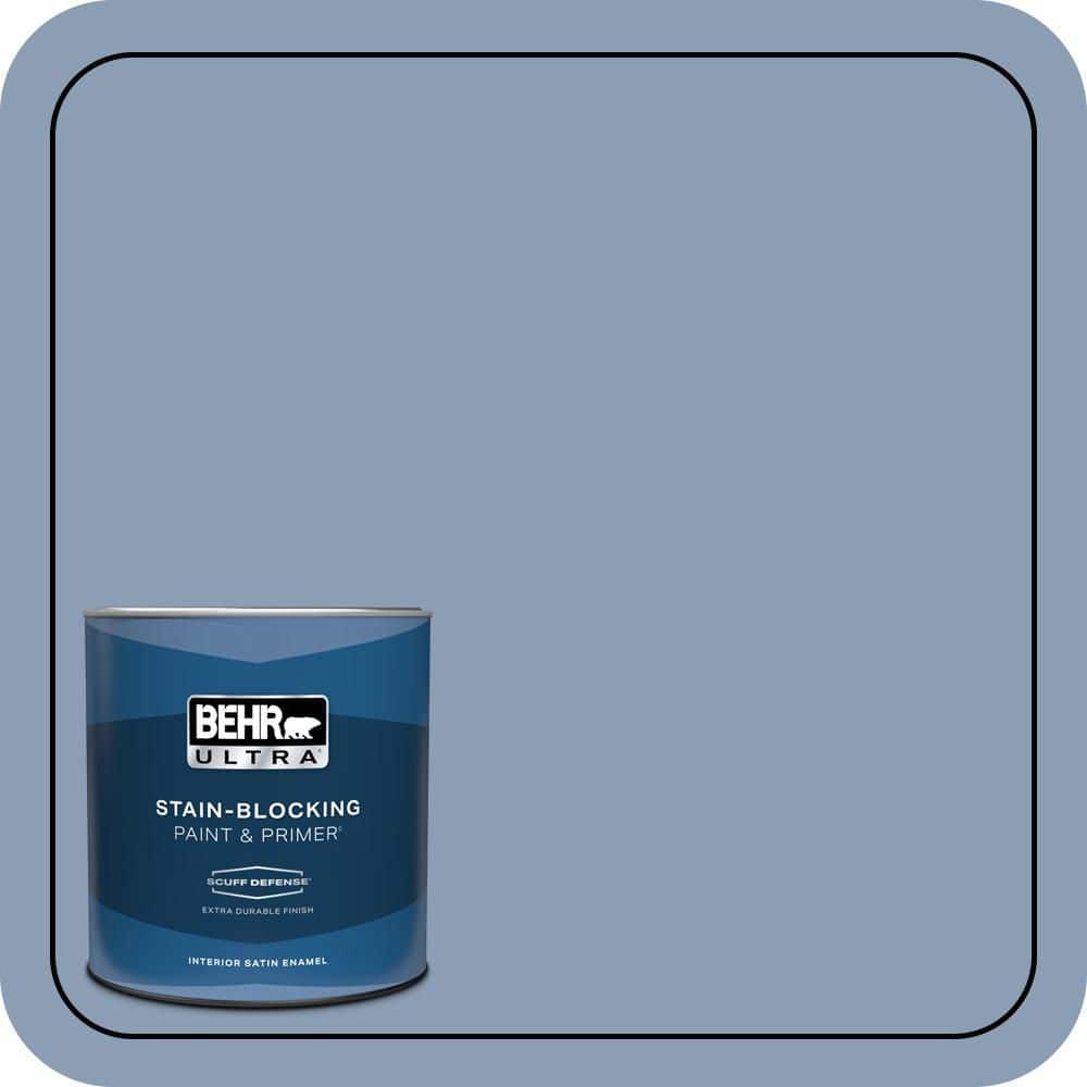 BEHR ULTRA 1 qt. #PPU15-10 China Silk Extra Durable Satin Enamel Interior Paint & Primer