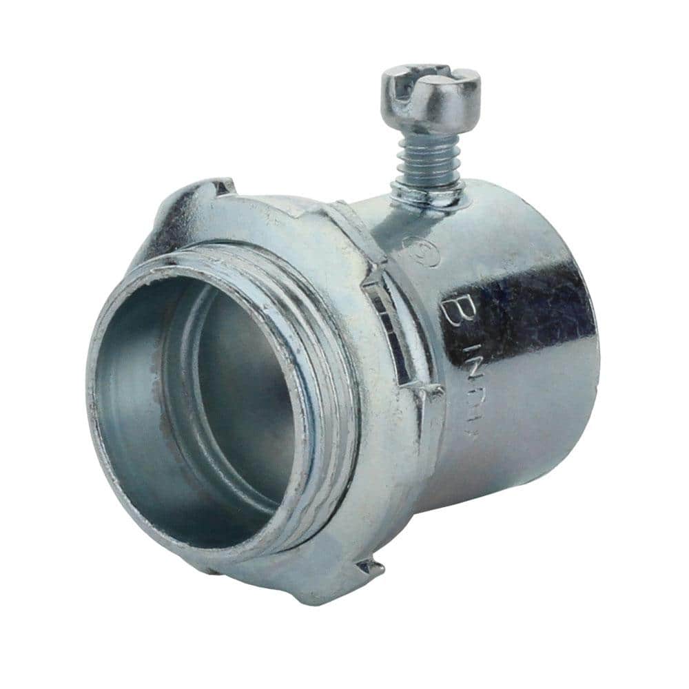 Commercial Electric 1 in. Electrical Metallic Tubing (EMT) Set-Screw Connector (2)