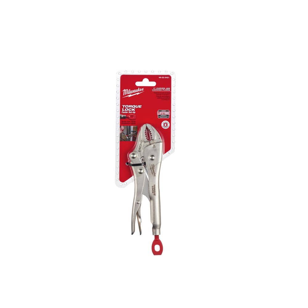Milwaukee 7 in. Curved Jaw Locking Pliers (1)