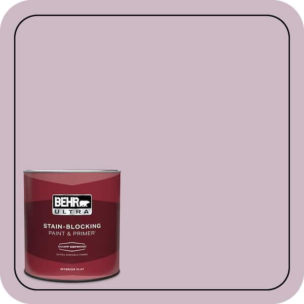 BEHR ULTRA 1 qt. #S110-3 Queens Violet Extra Durable Flat Interior Paint & Primer (2)