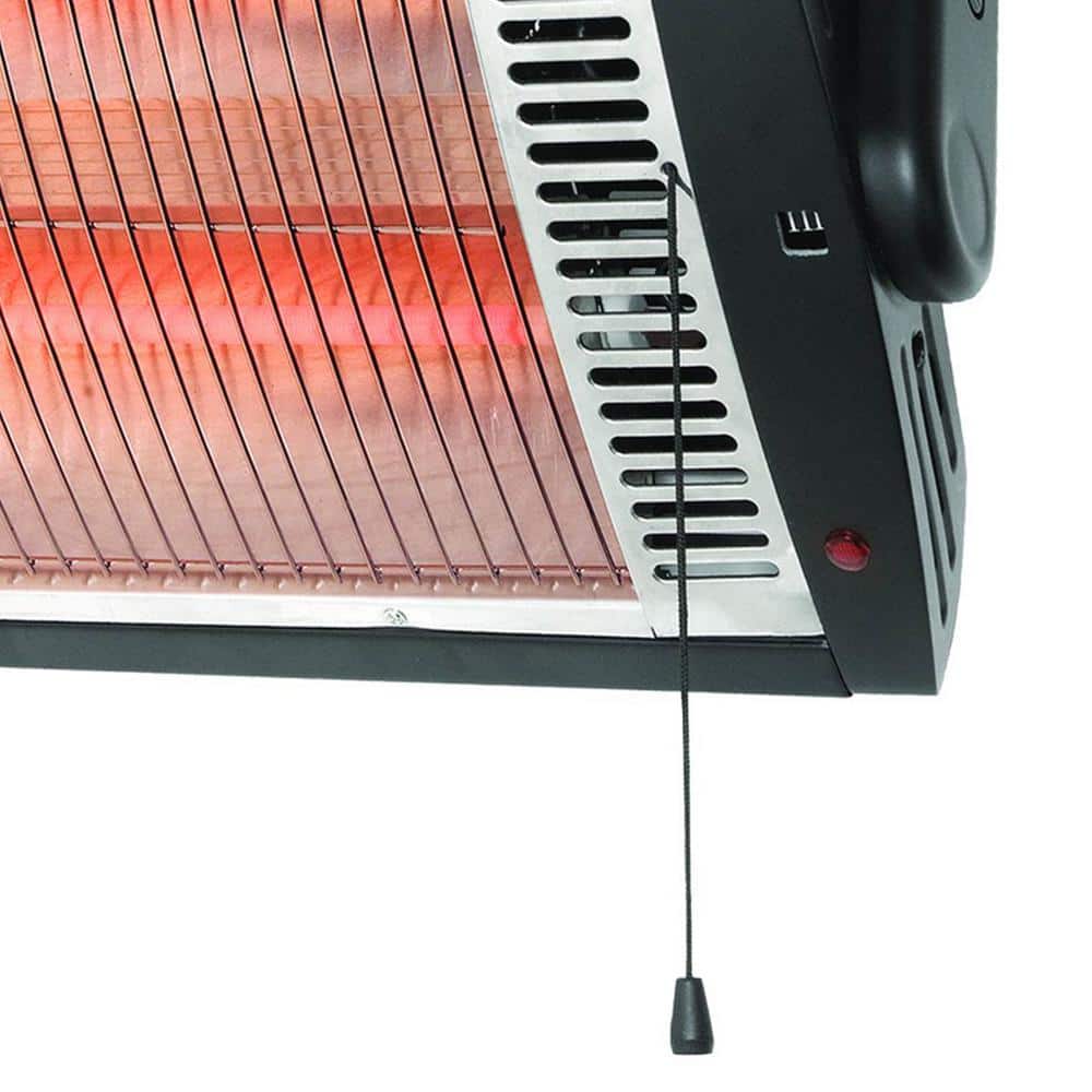 Optimus 1320-Watt Electric Infrared Garage/Shop Ceiling Mount Bladeless Utility Heater (2)