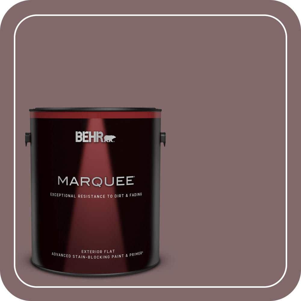 BEHR MARQUEE 1 gal. #N120-6 Raisin in the Sun Flat Exterior Paint & Primer (1)
