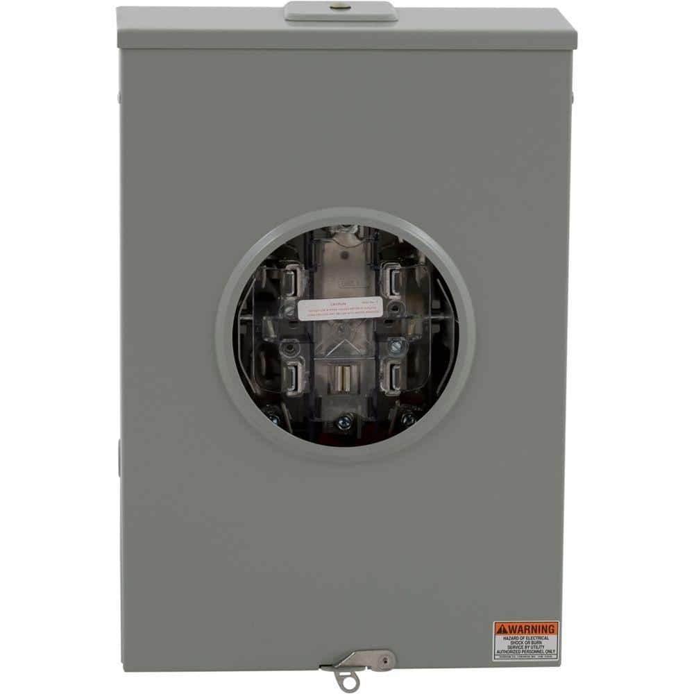 Square D 200 Amp Ringless-Lever Bypass Overhead or Underground Meter Socket