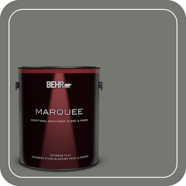 BEHR MARQUEE 1 gal. #T17-13 In the Woods Flat Exterior Paint & Primer (2)
