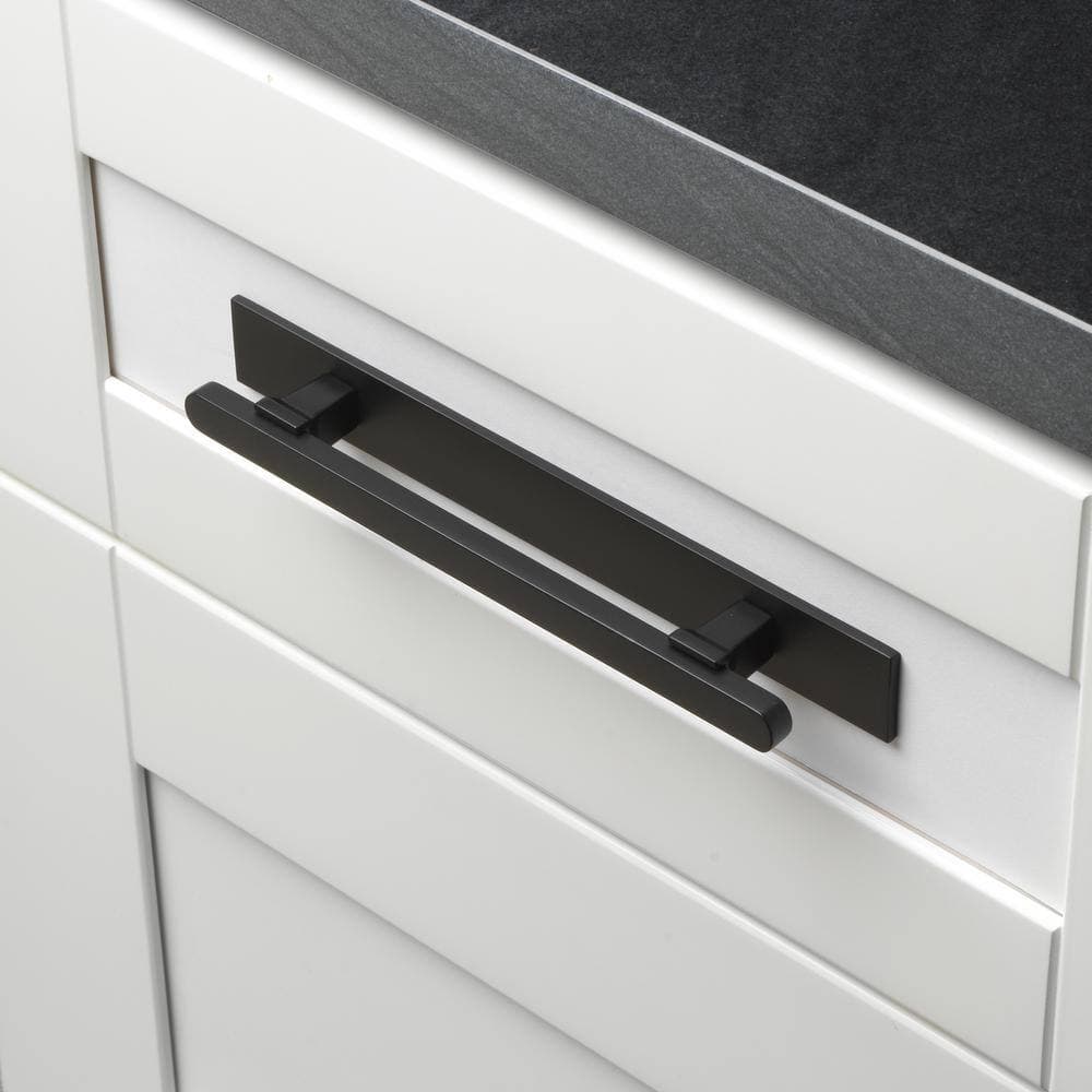 GLIDERITE 8-1/2 in. Squared Cabinet Backplate 6-1/4 in. Center to Center, 8342-128-MB (2)